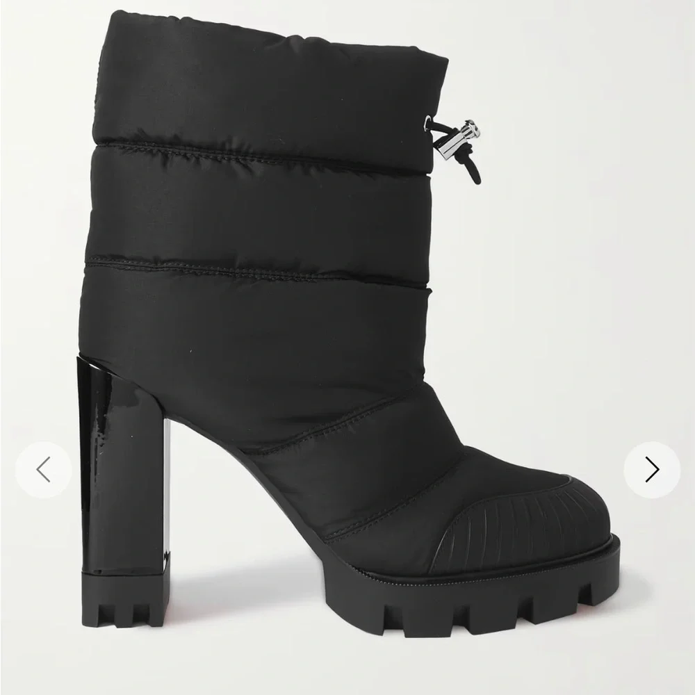 BRAND NEW CHRISTIAN LOUBOUTIN
Oriona 100 rubber-trimmed quilted padded shell - Picture 5 of 8